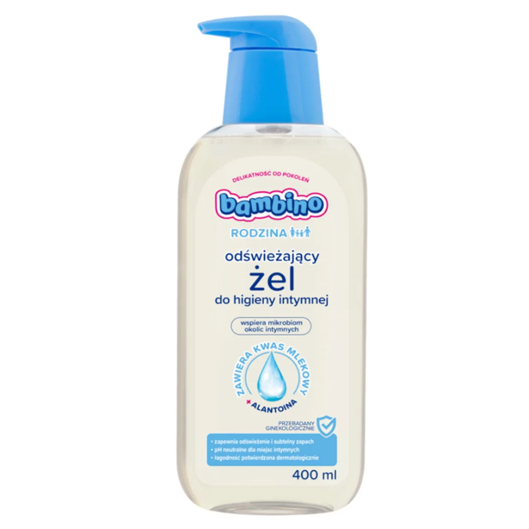 Bambino Rodzina odświeżający żel do higieny intymnej, 400 ml