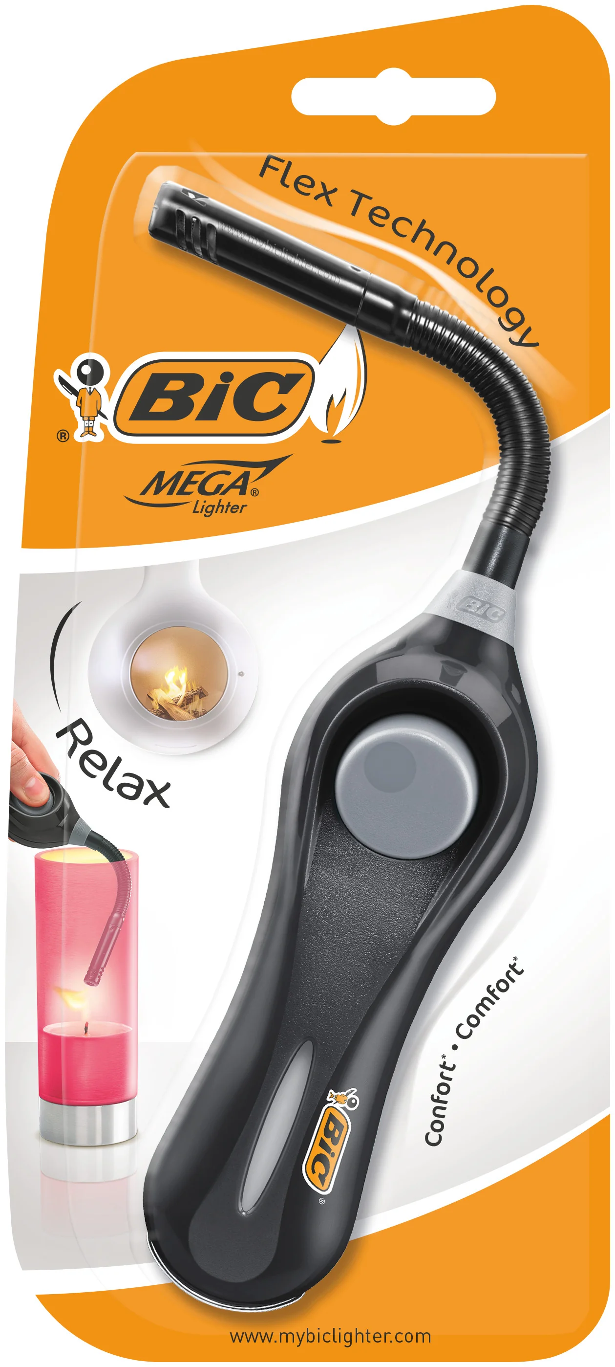 BIC zapalarka uniwersalna Megalighter Relax, 1 szt.