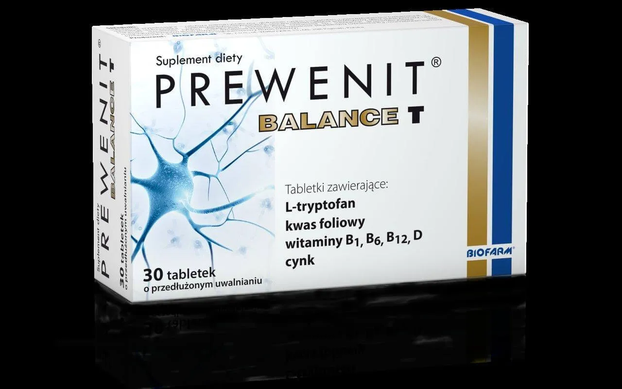 Prewenit Balance T, suplement diety, 30 tabletek o przedłuzonym uwalnianiu