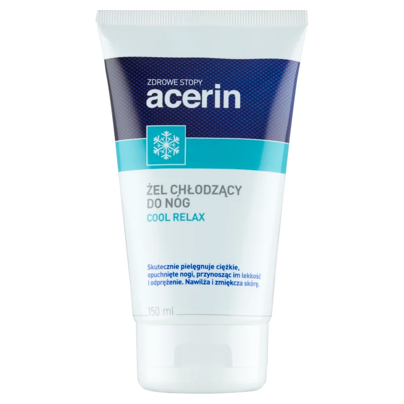 Acerin Cool Relax chłodzący żel na opuchnięte i zmęczone nogi, 150 ml