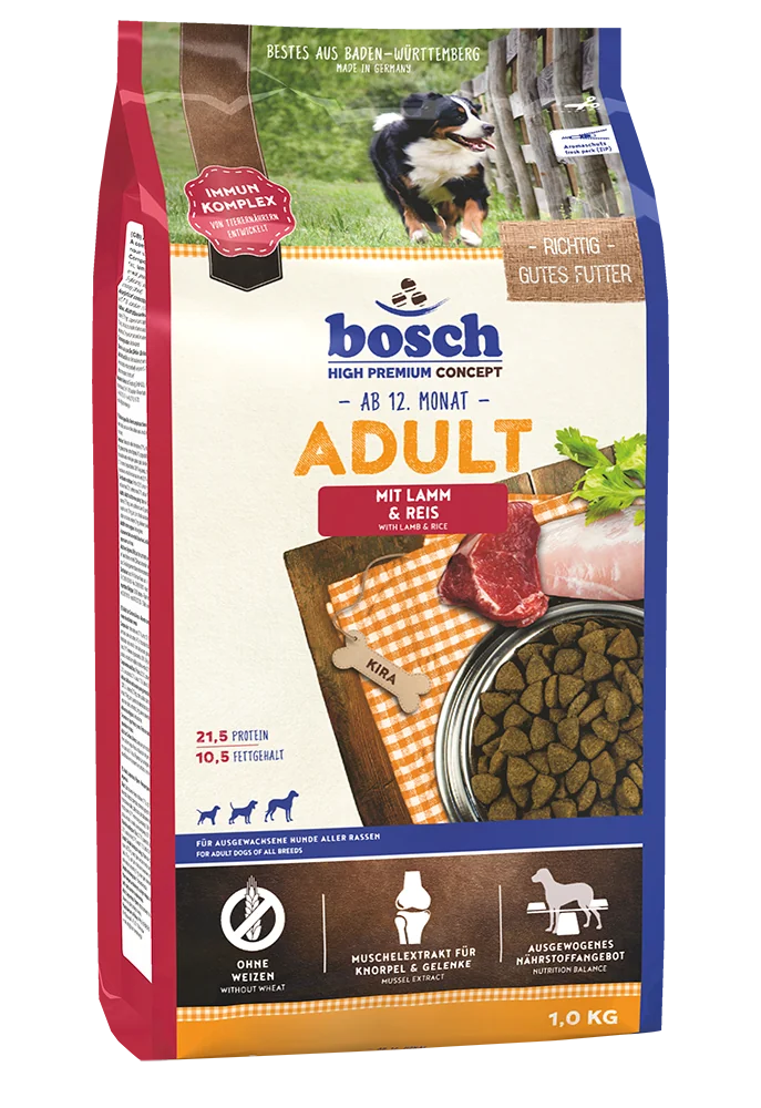 Bosch Lamb & Rice Adult karma dla psów, 1 kg