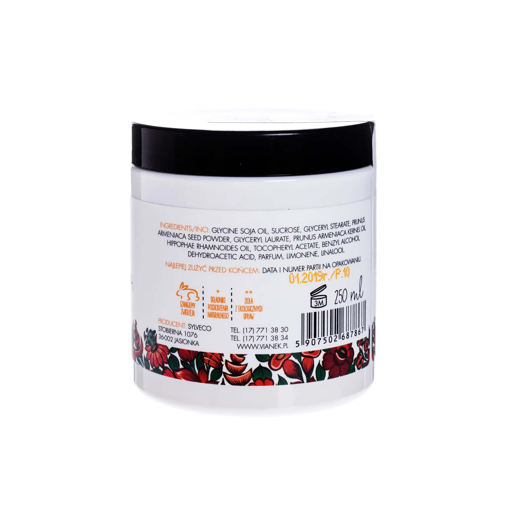 Vianek odżywczo-wygładzający peeling do ciała, 250 ml