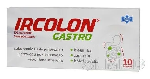 Ircolon Gastro, 100 mg, 10 tabletek