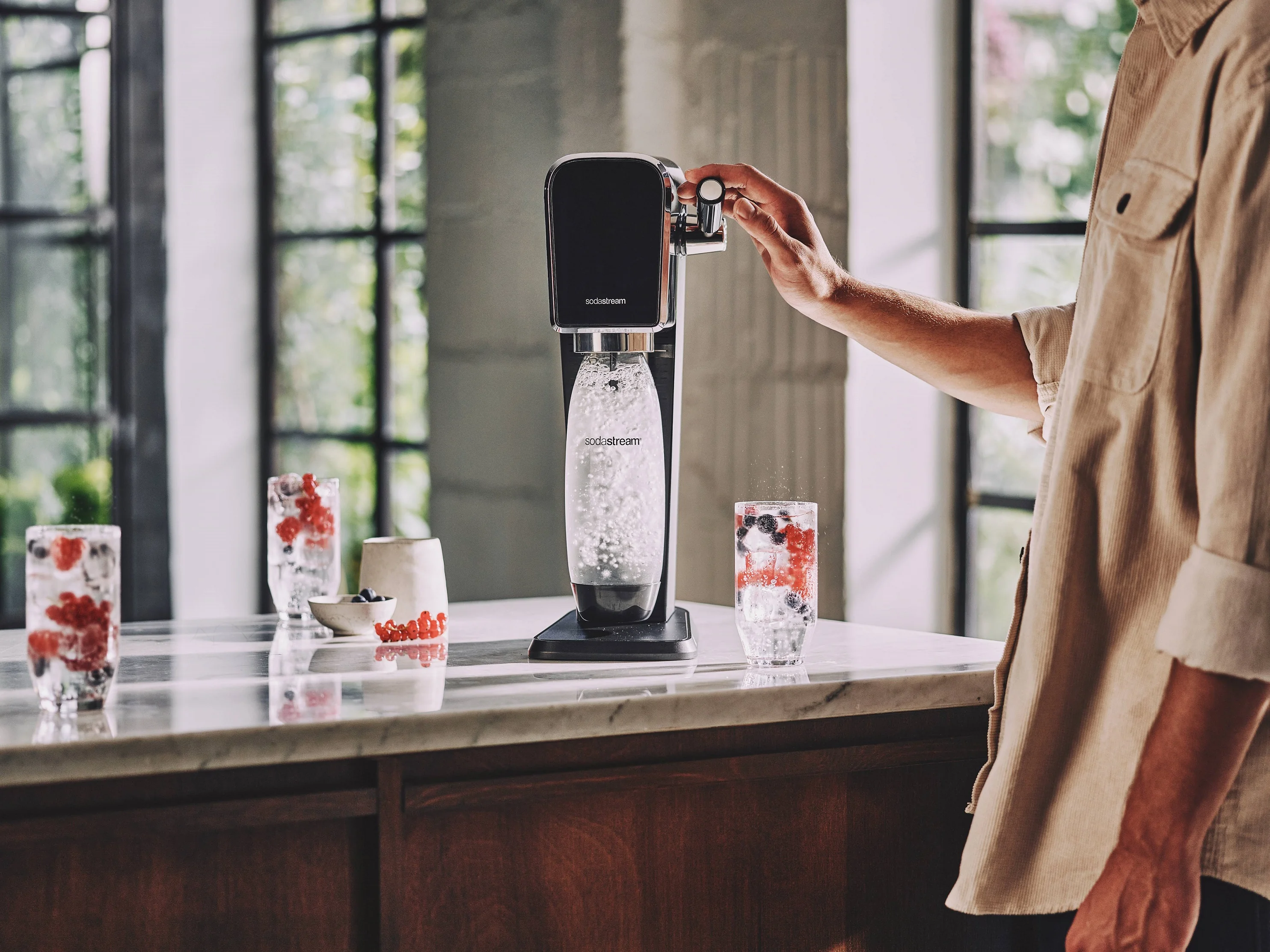 SodaStream Art saturator czarny, 1 szt.