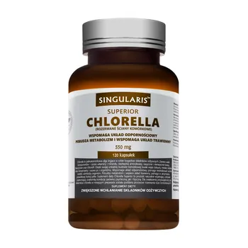 Singularis Chlorella, suplement diety, 120 kapsułek 