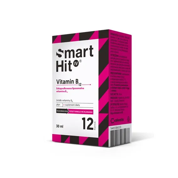Smart Hit IV Vitamin B12, suplement diety, 30 ml