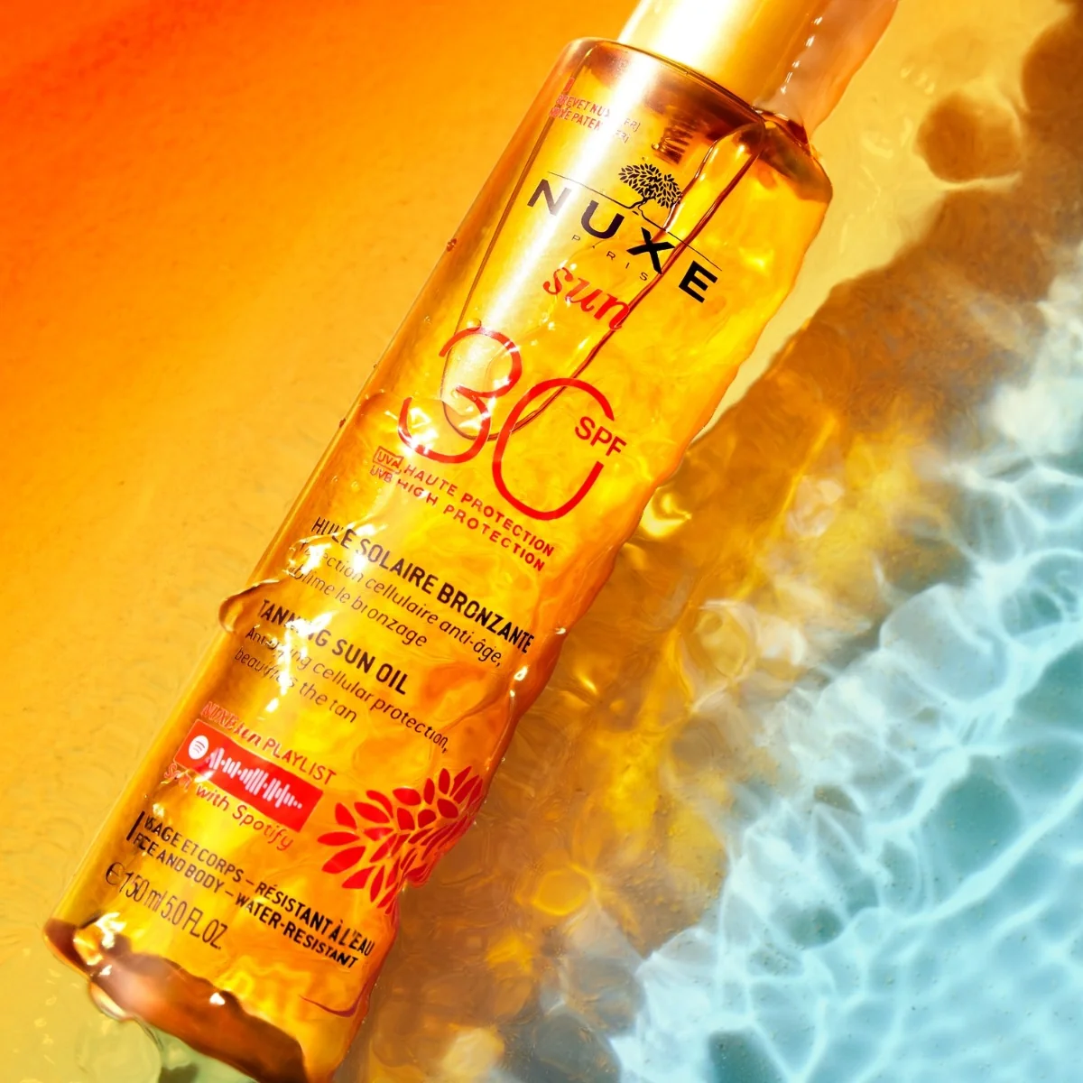 Nuxe Sun olejek do opalania twarzy i ciała SPF 30, 150 ml