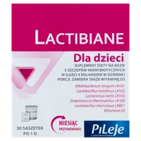 Lactibiane Dla Dzieci, suplement diety, saszetki, 30 sztuk