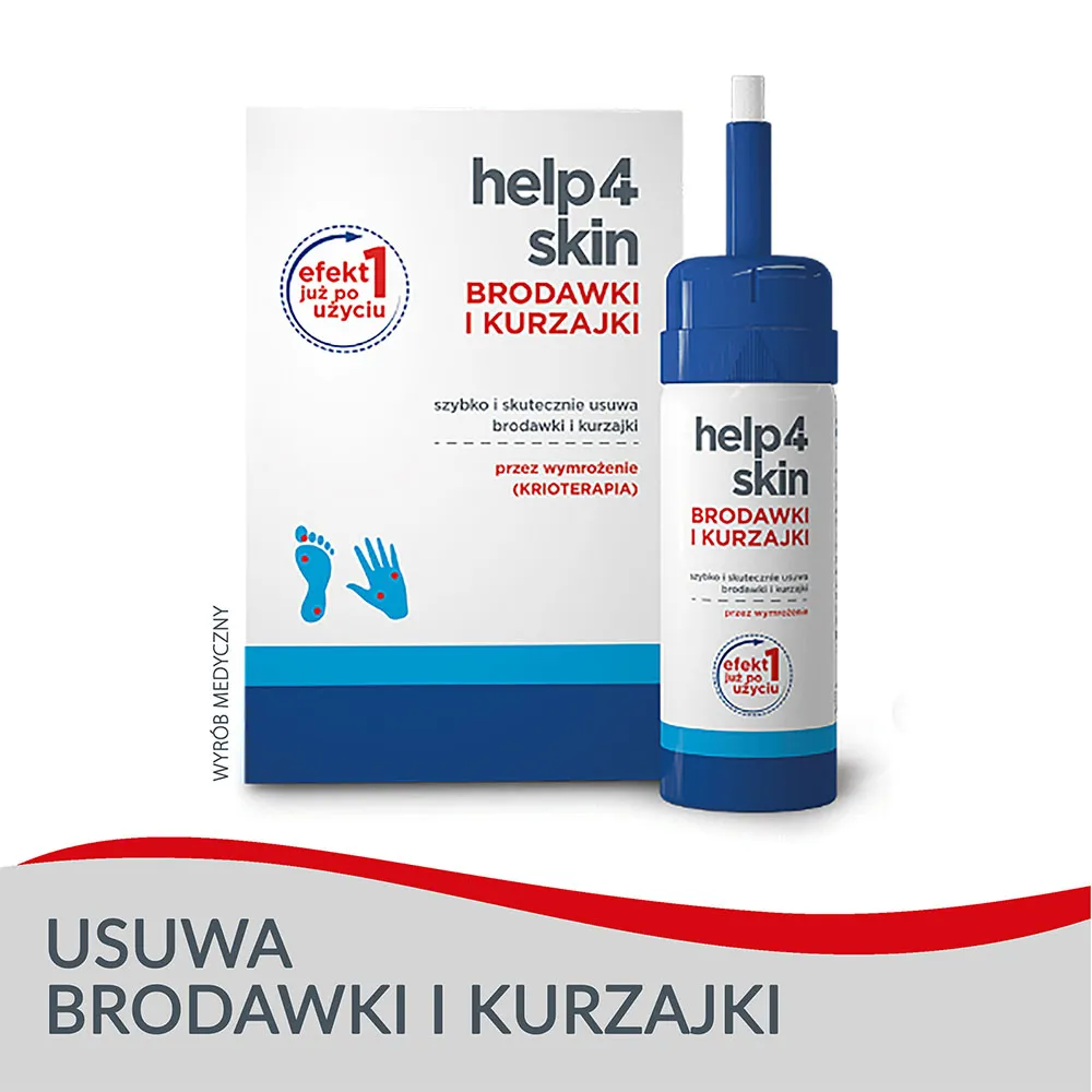 Help4Skin brodawki i kurzajki, aerozol, 50 ml 