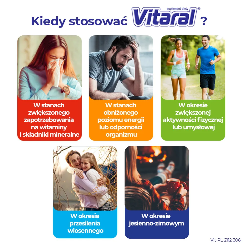 Vitaral, suplement diety, 60 tabletek 