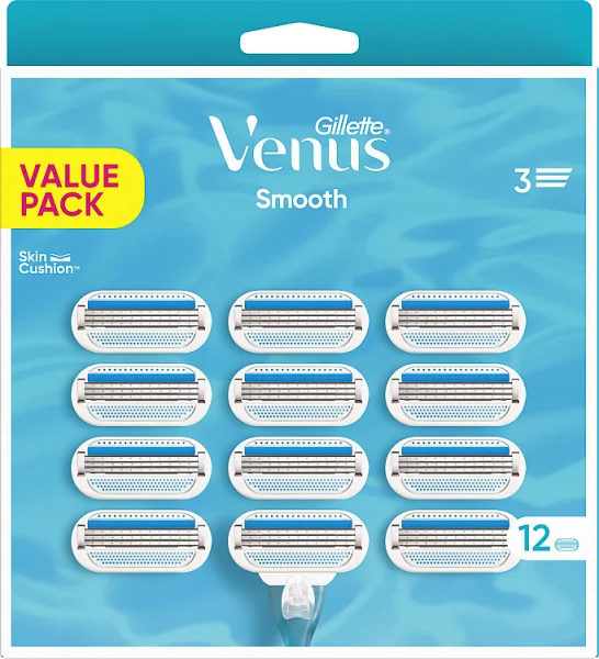 Venus Smooth 12 wkładów do maszynki
