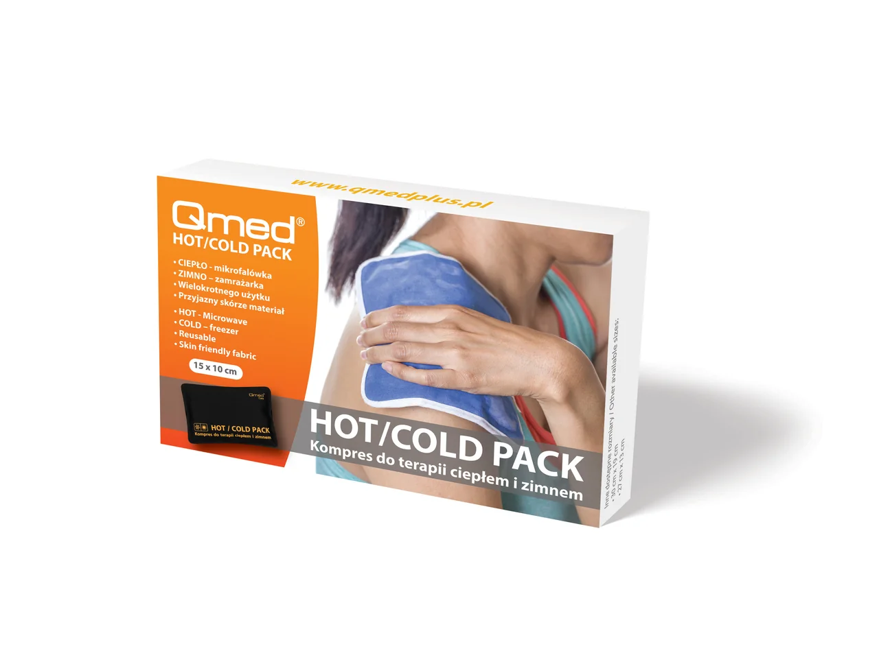 Qmed Hot Cold Pack kompres do terapii ciepłem i zimnem 10x15 cm, 1 szt.