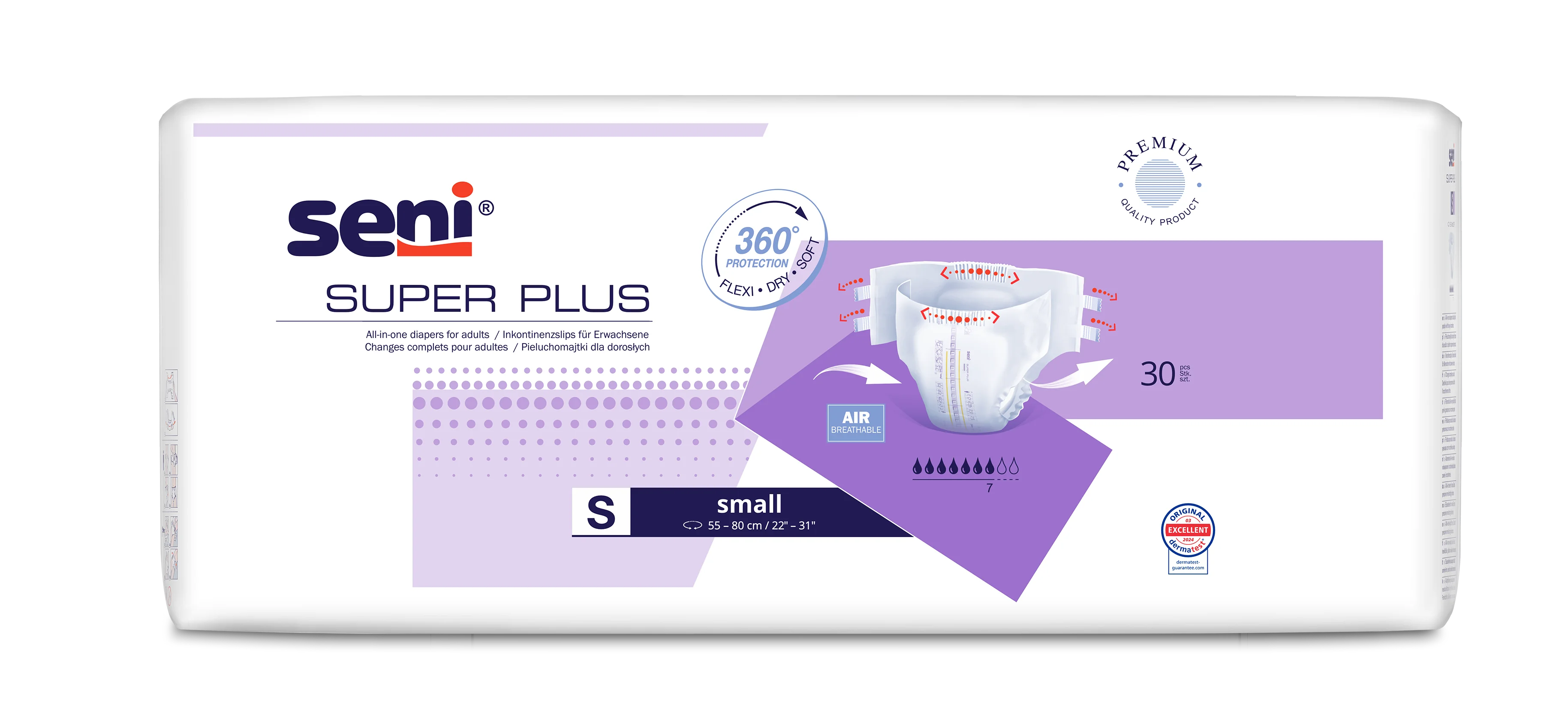 Seni Super Plus pieluchomajtki S, 30 szt.
