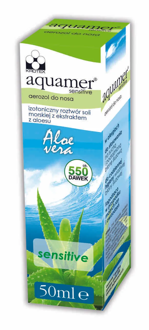 Aquamer Sensitive, aerozol do nosa, 50 ml