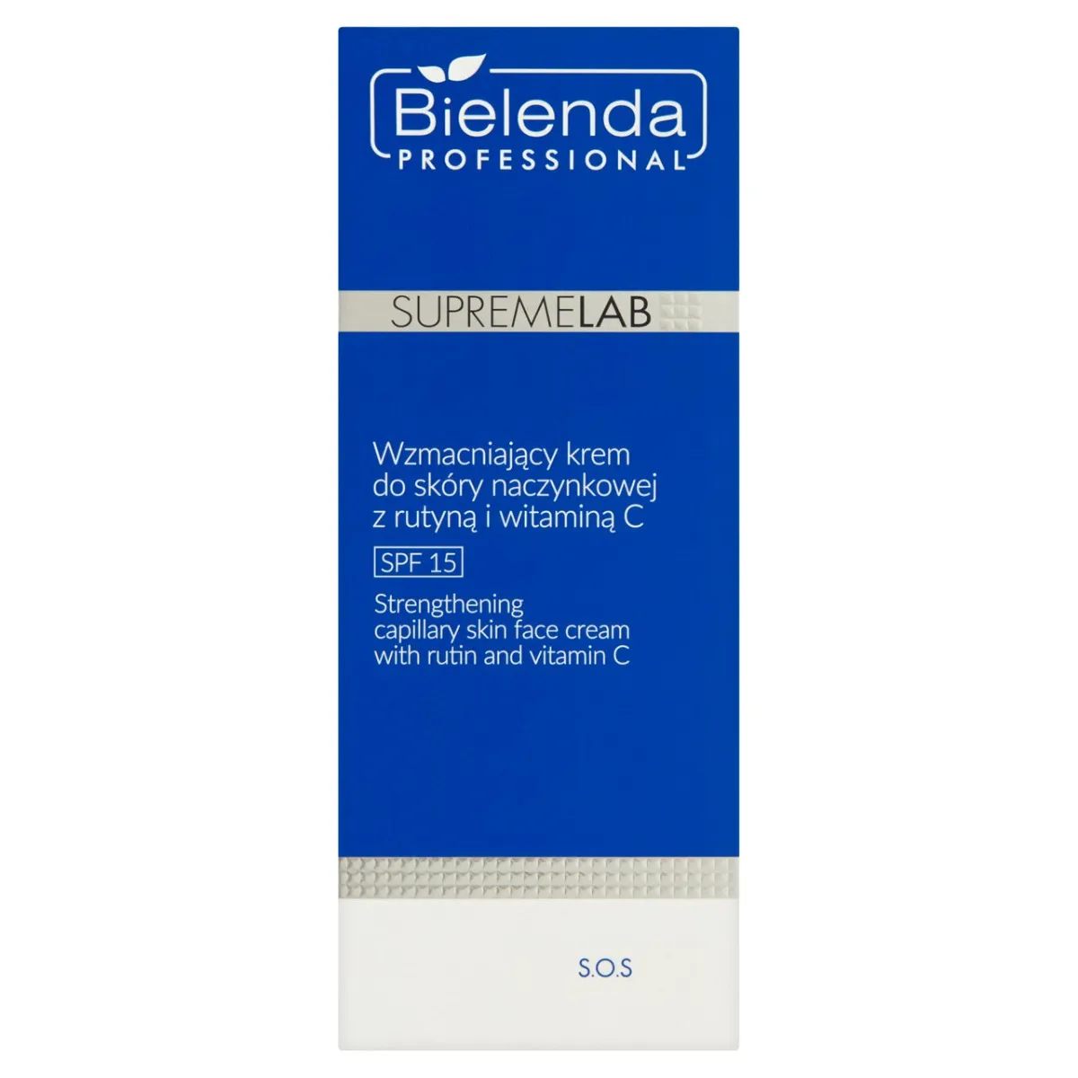 Bielenda Professional SupremeLab, wzmacniający krem do skóry naczynkowej z rutyną i witaminą C, 50 ml 