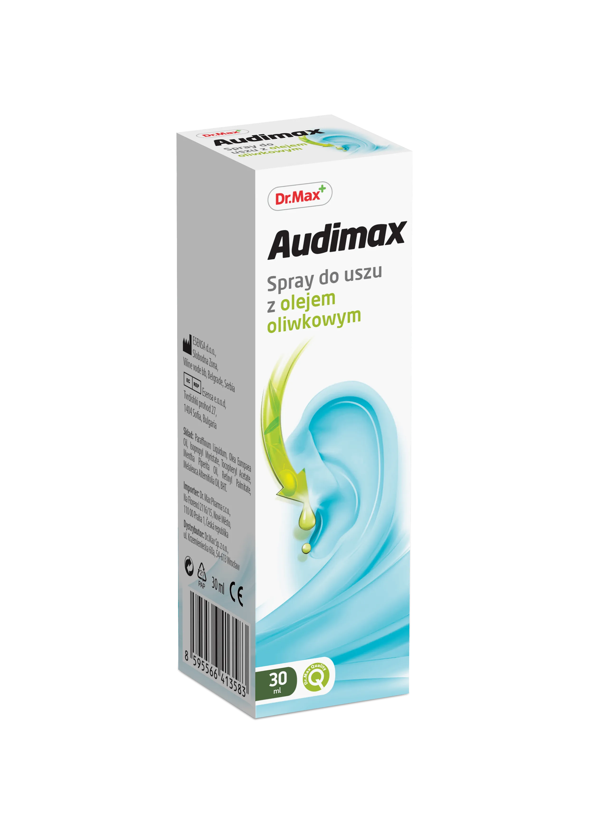 Audimax Dr.Max, spray do uszu, 30 ml