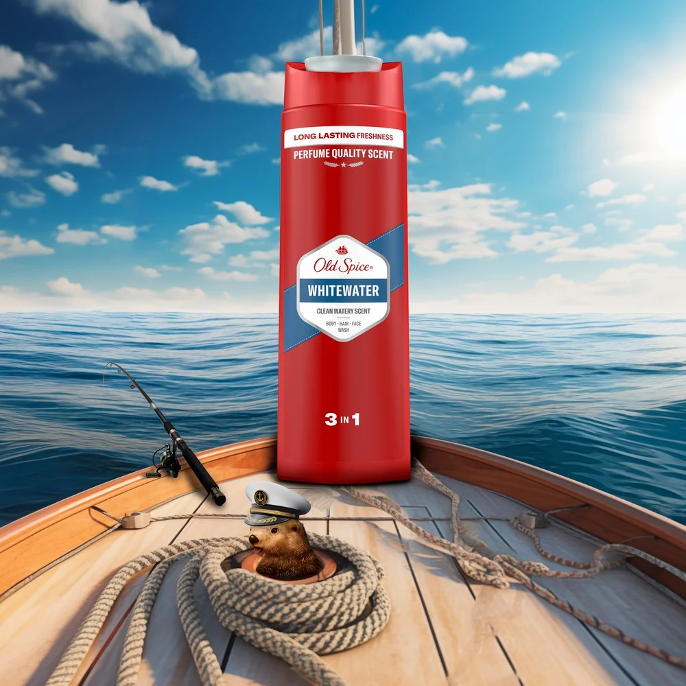 Gillette Mach3 Zestaw męska maszynka do golenia + 2 wkłady wymienne + Old Spice Whitewater 3w1, 250 ml