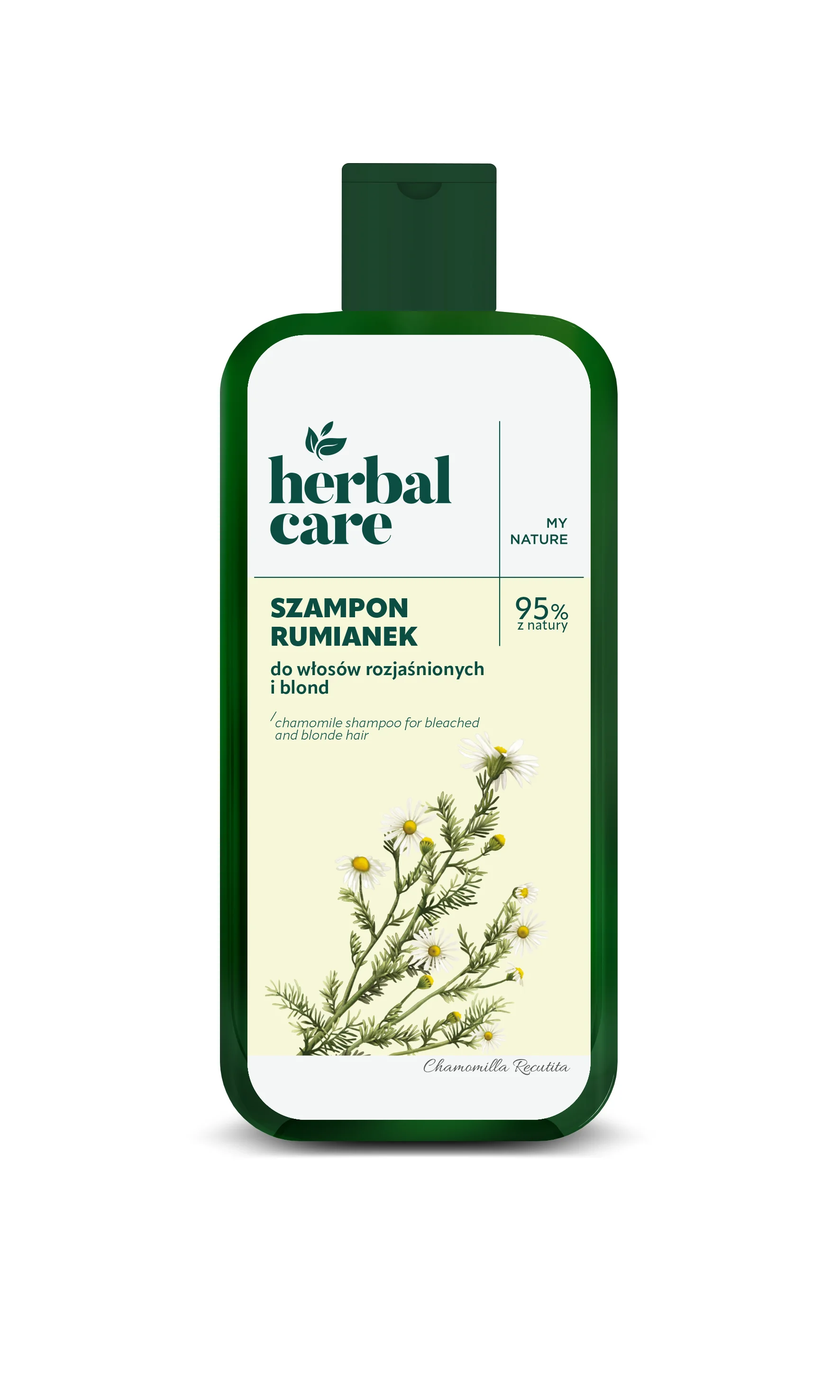 Herbal Care Rumianek szampon do włosów rozjaśnionych i blond, 330 ml