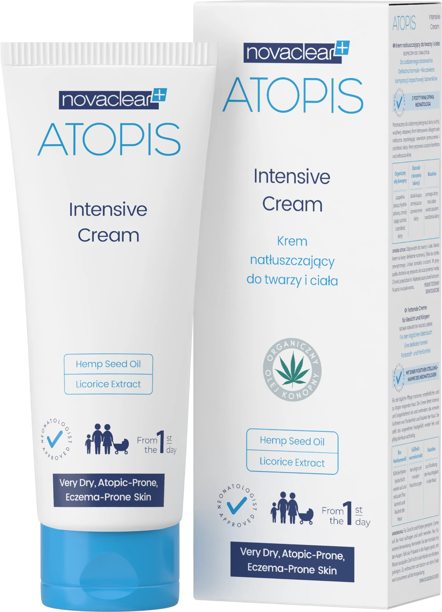 Novaclear Atopis Intensiv Cream krem natłuszczający do twarzy i ciała, 100 ml