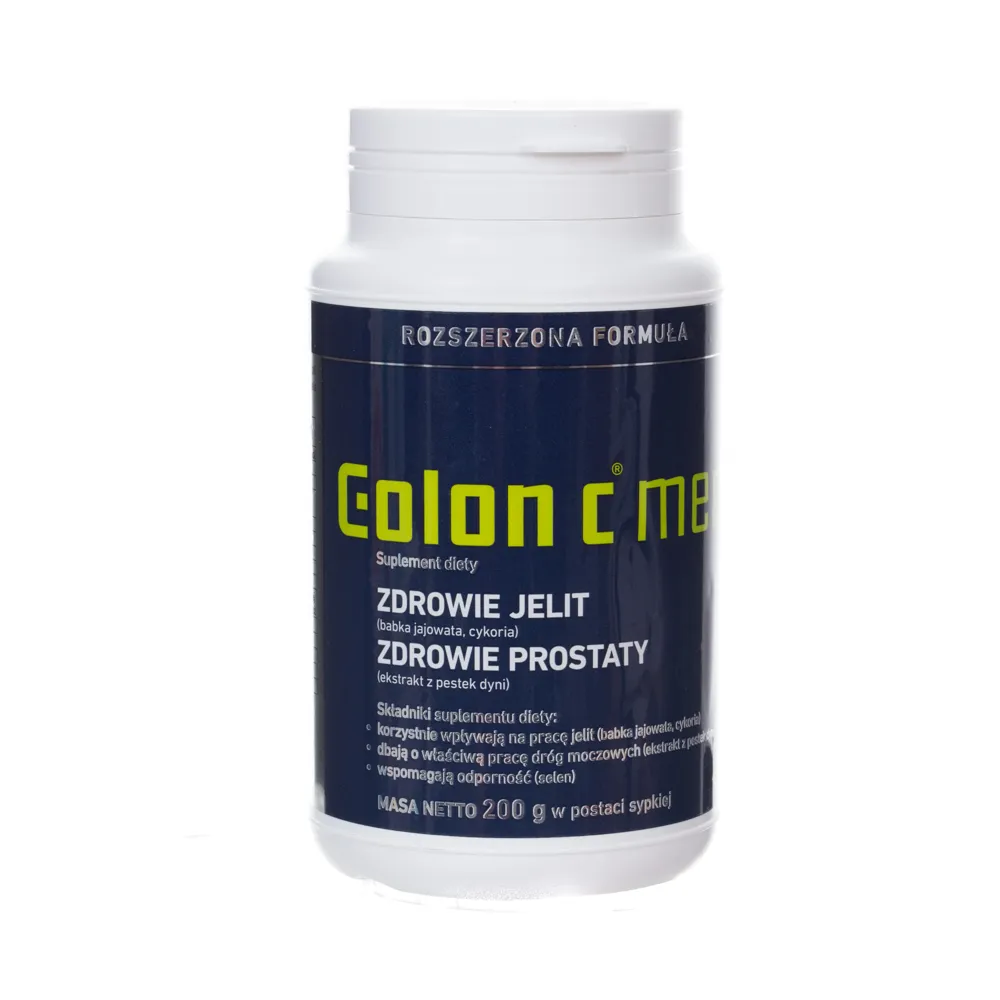 Colon C Men - suplement diety o rozszerzonej formule dbający o zdrowie jelit i prostaty, 200 g 