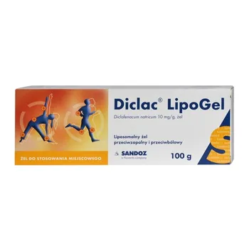 Diclac LipoGel - liposomalny żel przeciwzapalny i przeciwbólowy, 100g 