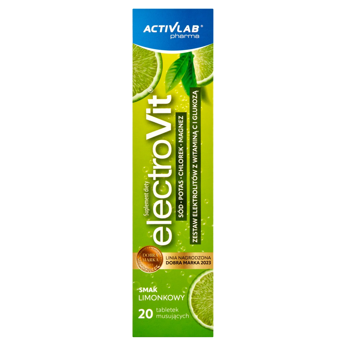 Activlab Pharma ElectroVit limonka, 20 tabletek musujących