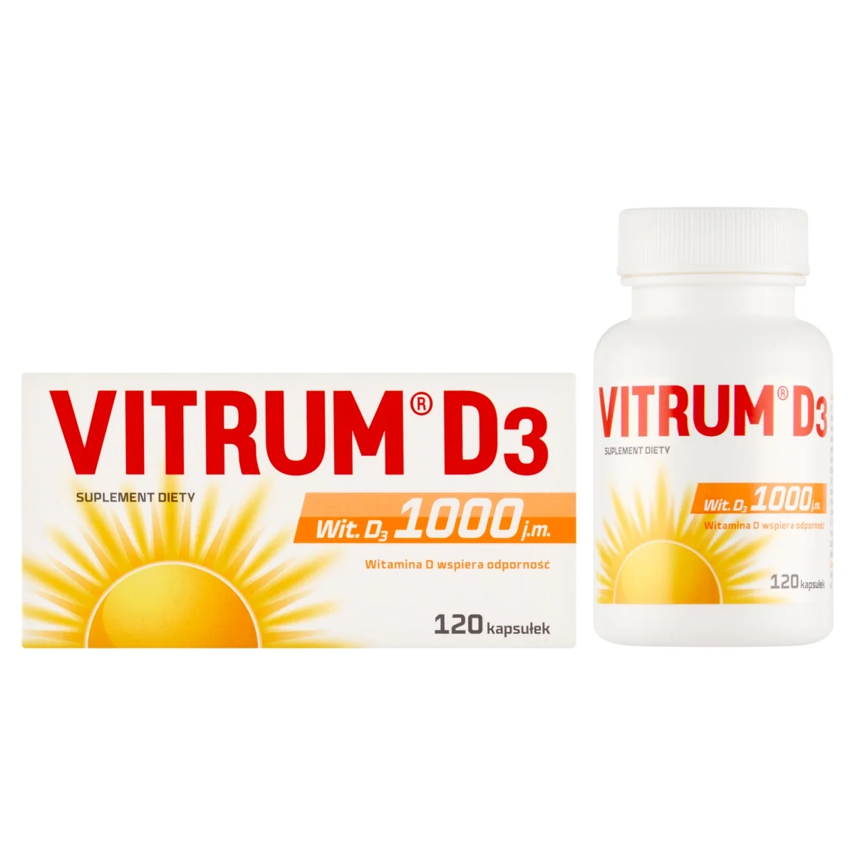 Vitrum® D3 1000 j.m. 120 kapsułek