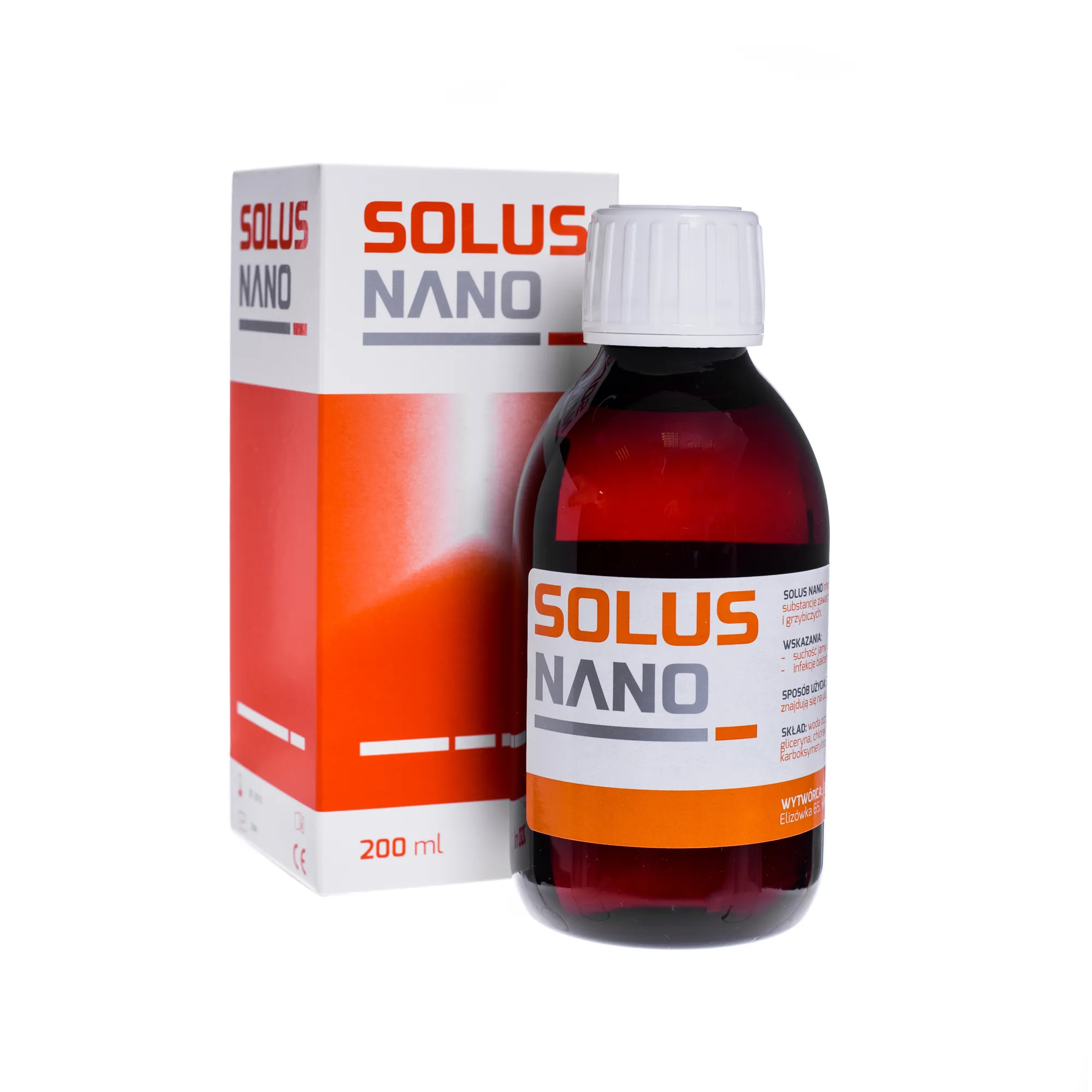 Solus Nano, nawilżający roztwór do jamy ustnej, 200 ml
