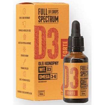 Full Spectrum D3 Forte olejek konopny, suplement diety, 30 ml 