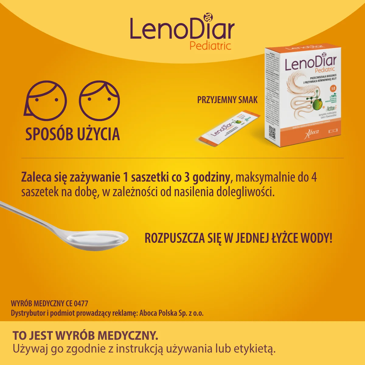 Lenodiar Pediatric, 12 saszetek