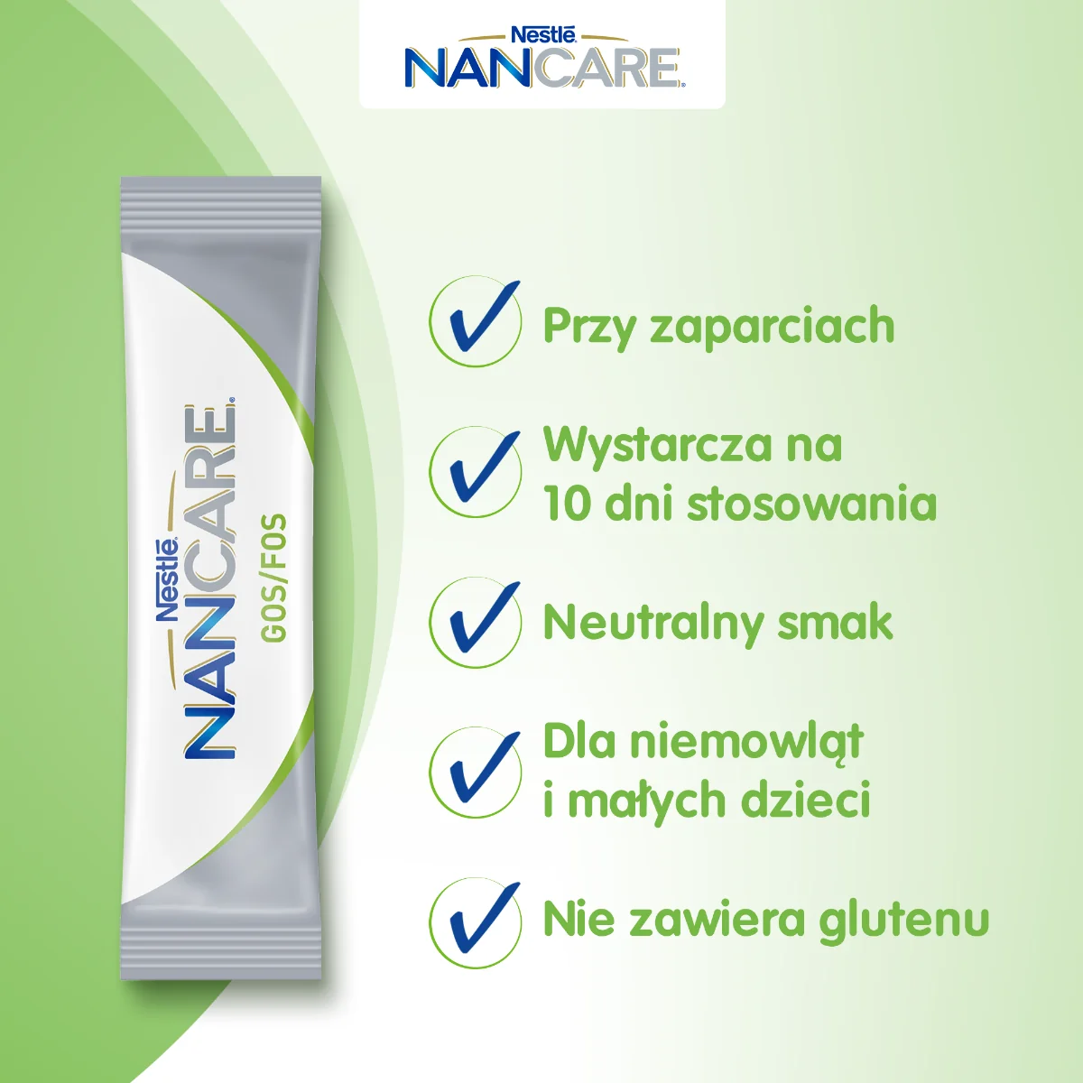 Nestle NanCare Flora Equilibrium suplement diety, 20 saszetek