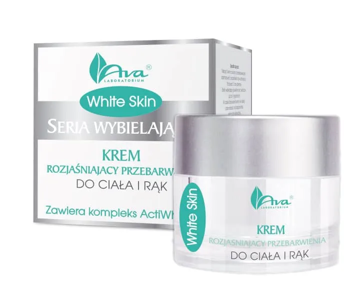 Ava White Skin, krem rozjaśniający przebarwienia do ciała i rąk, 50 ml