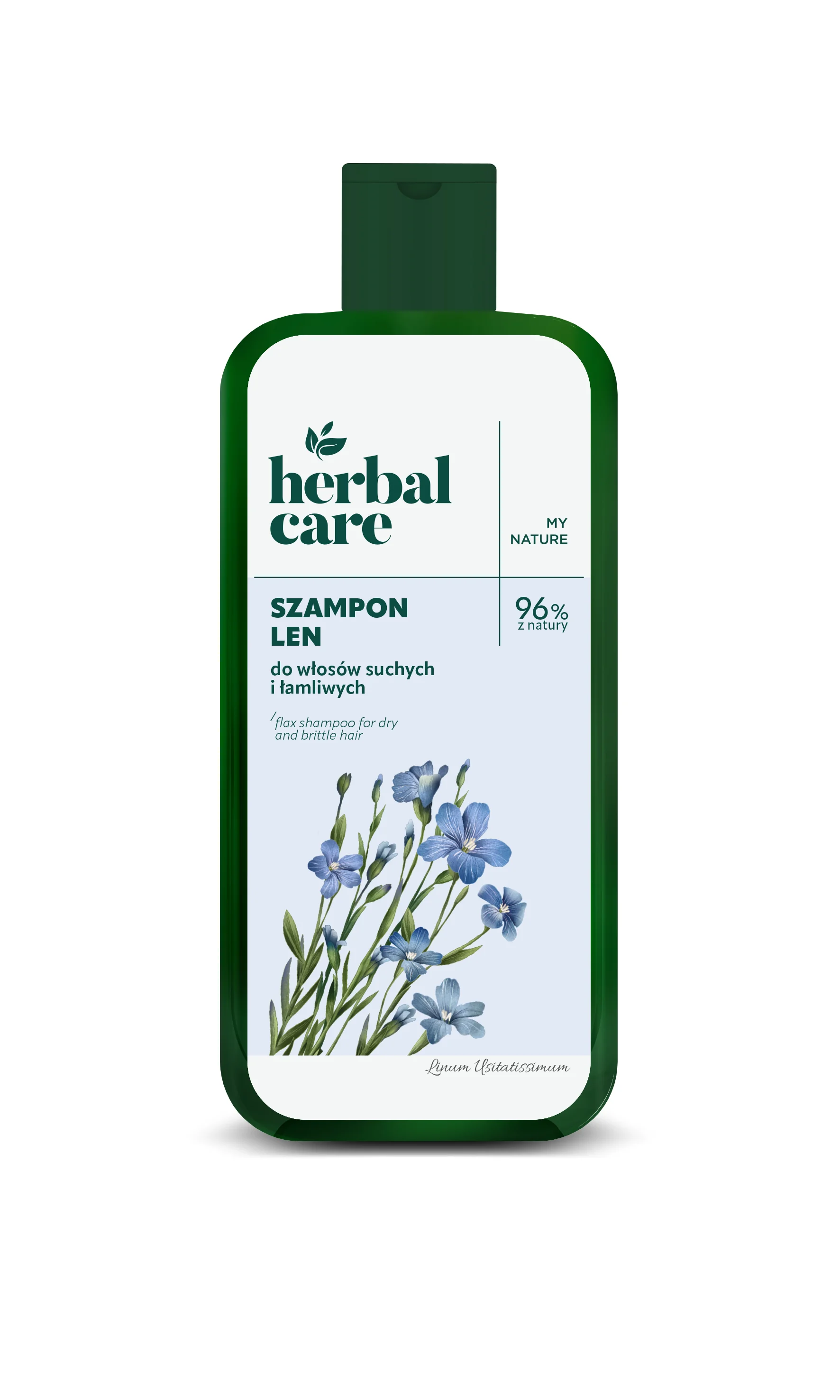 Herbal Care Len szampon do włosów suchych i łamliwych, 330 ml