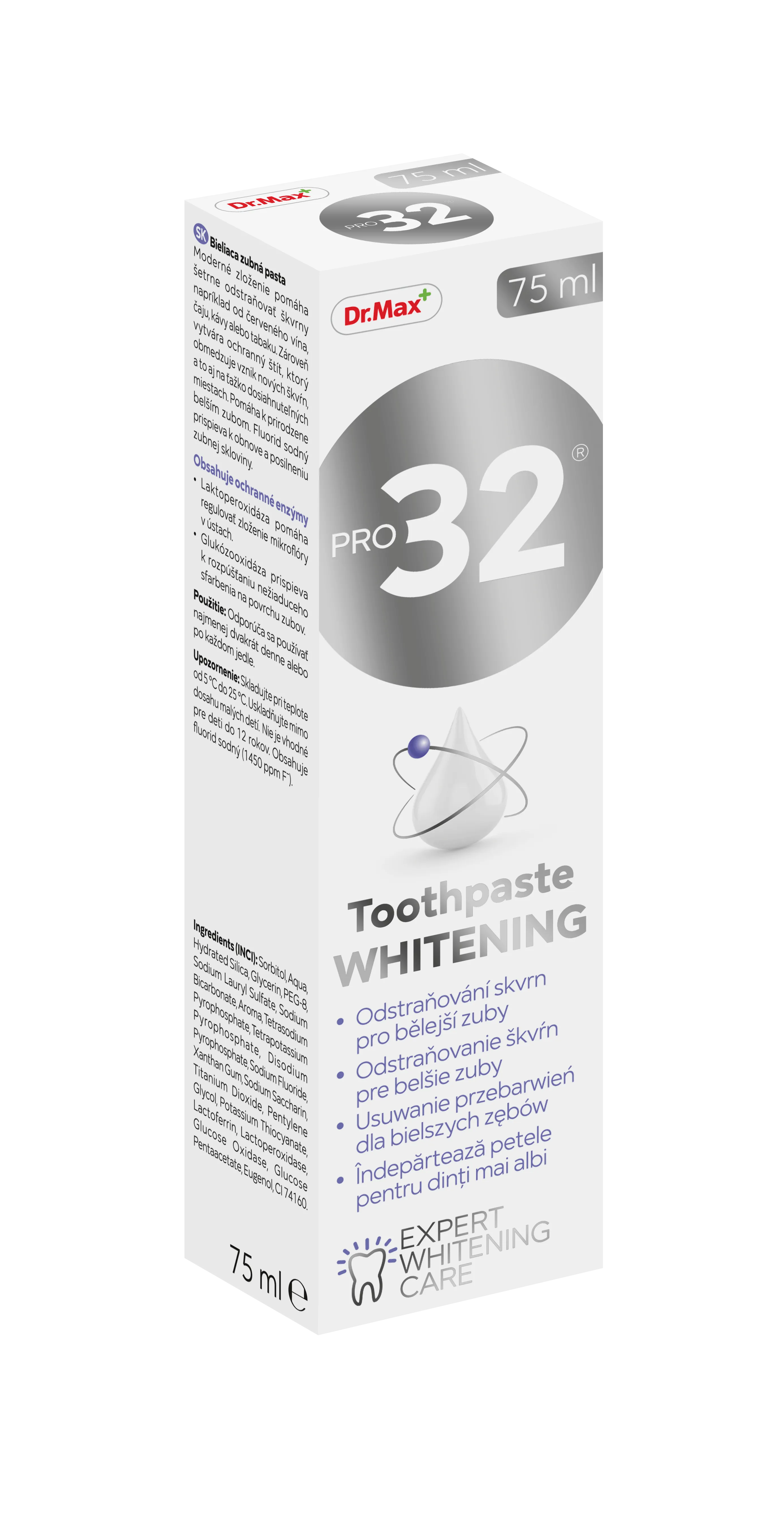 Pro32 Whitening Dr.Max, pasta do zębów, 75 ml