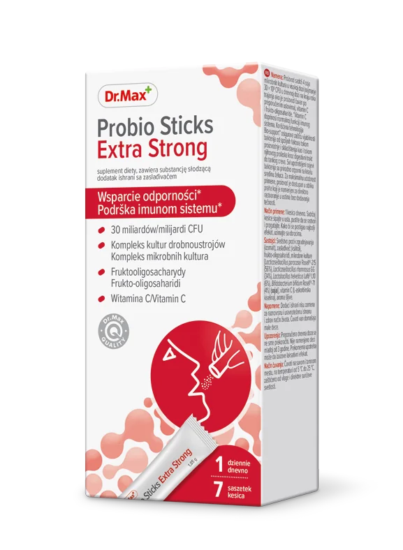 Probio Sticks Extra Strong Dr. Max wsparcie odporności, 7 saszetek