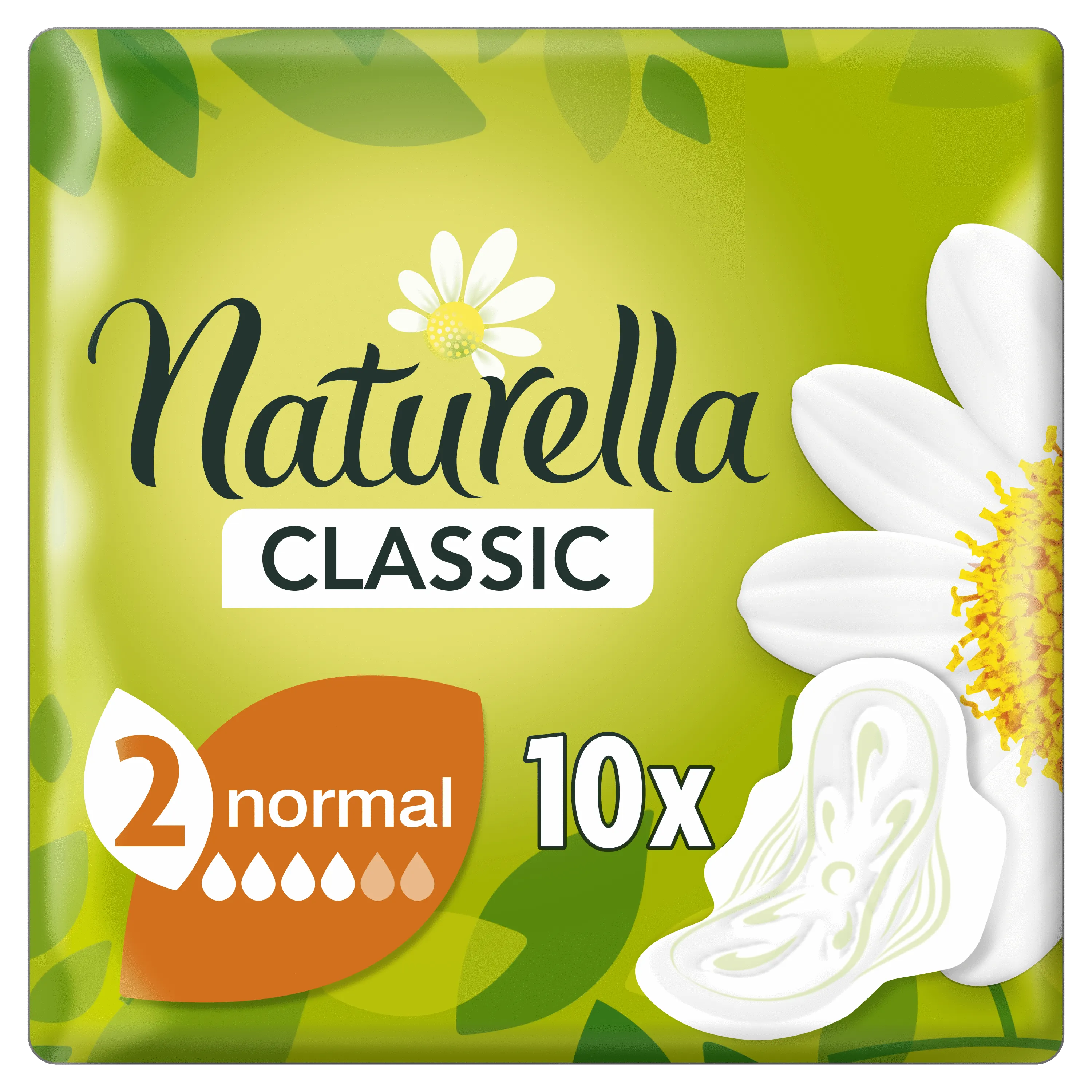 Naturella Classic Normal Camomile podpaski ze skrzydełkami, 10 szt. 