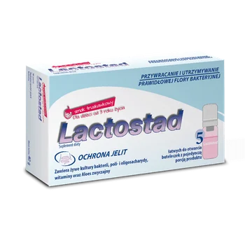 Lactostad dla dzieci, suplement diety, 5 ampułek po 7 ml