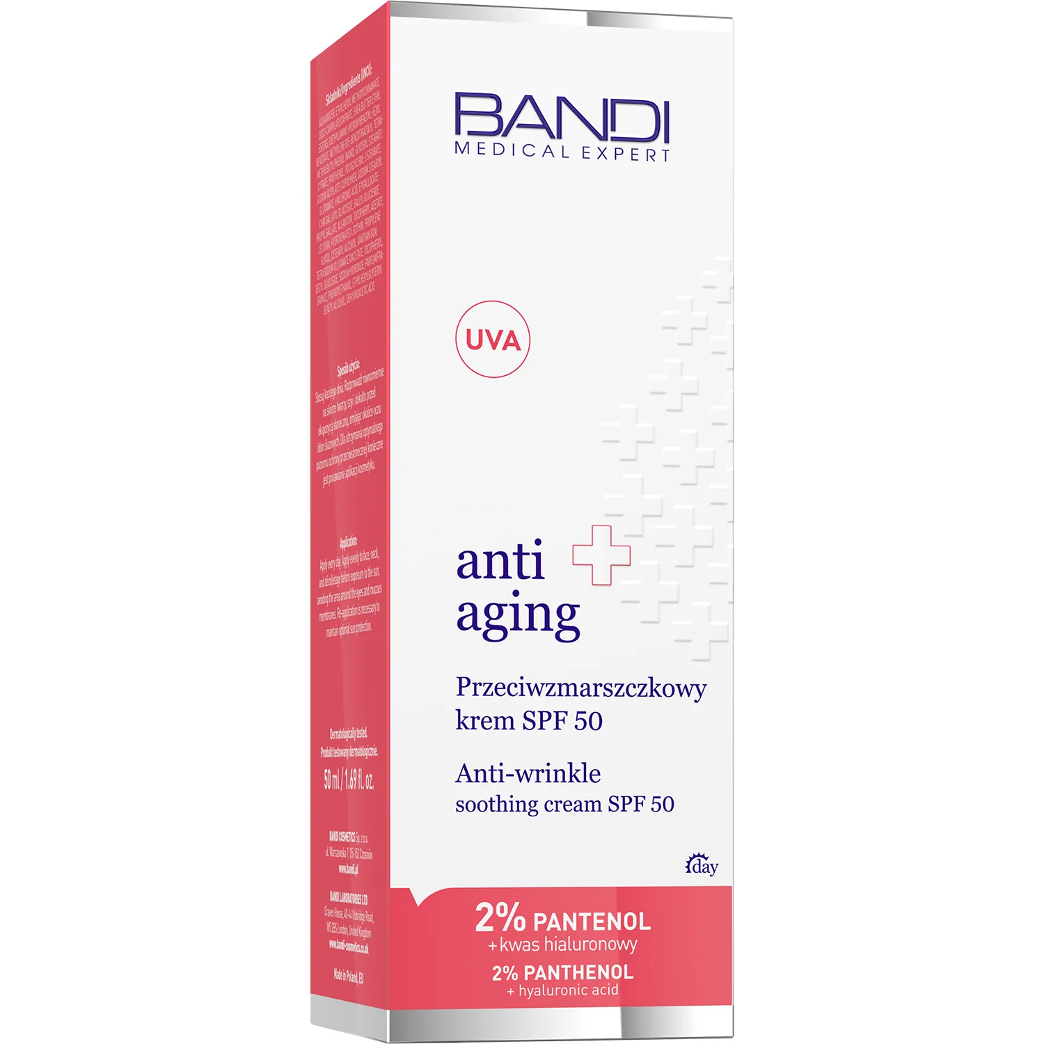 BANDI Medical Expert Anti-Aging przeciwstarzeniowy krem na dzień SPF 50, 50 ml