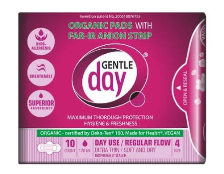 GENTLE DAY Eco Fair-Ir Anion ekologiczne podpaski anionowe na dzień z paskiem anionowym GENTLE DAY Eco Fair-Ir Anion ekologiczne podpaski anionowe na dzień z paskiem anionowym