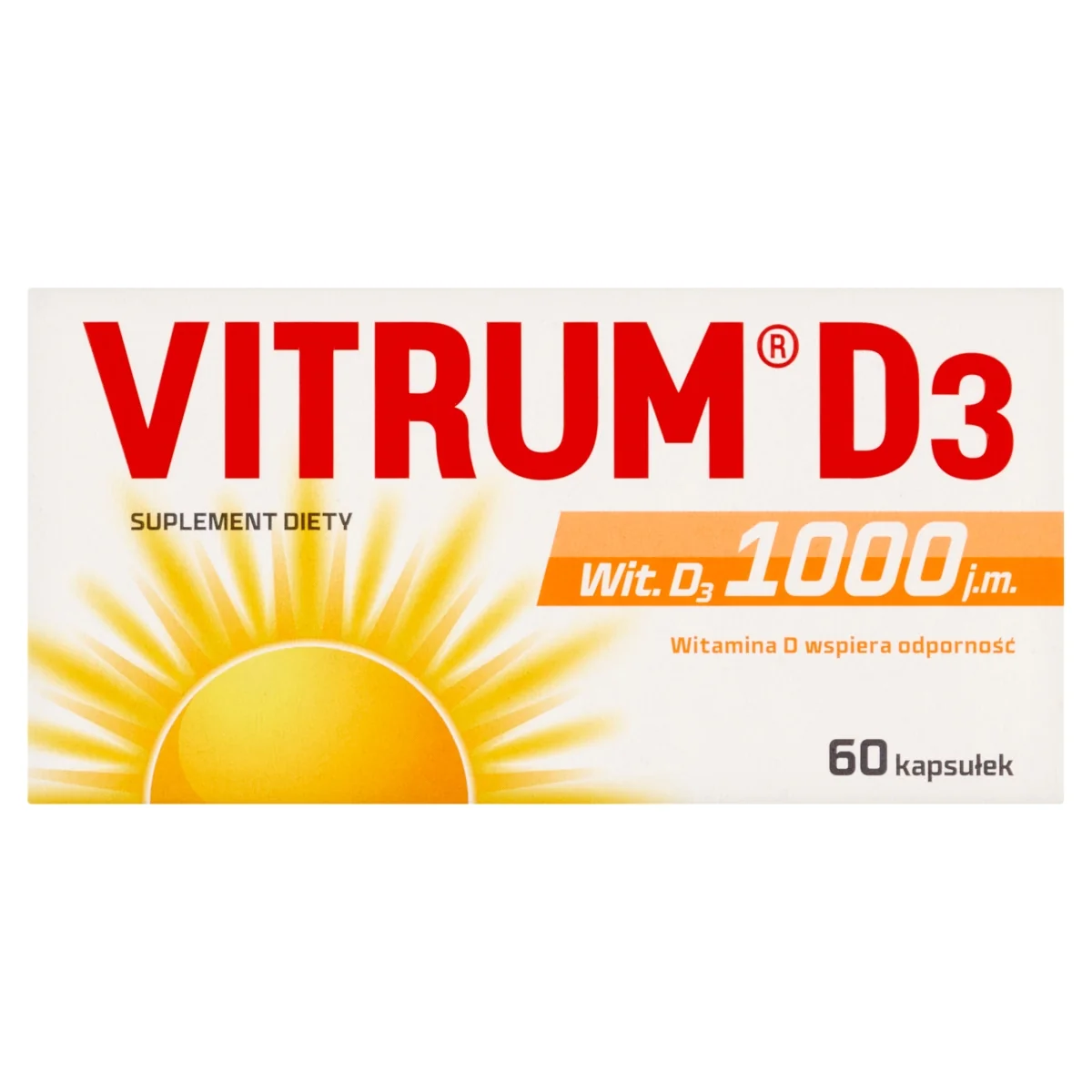 Vitrum® D3 1000 j.m. 60 kapsułek