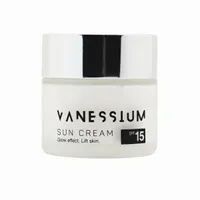 Vanessium Sun Cream Glow Effect Lift Skin Krem do twarzy SPF15+, 50 ml
