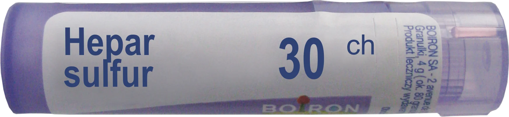 Boiron Hepar Sulfur 30 CH granulki, 4 g