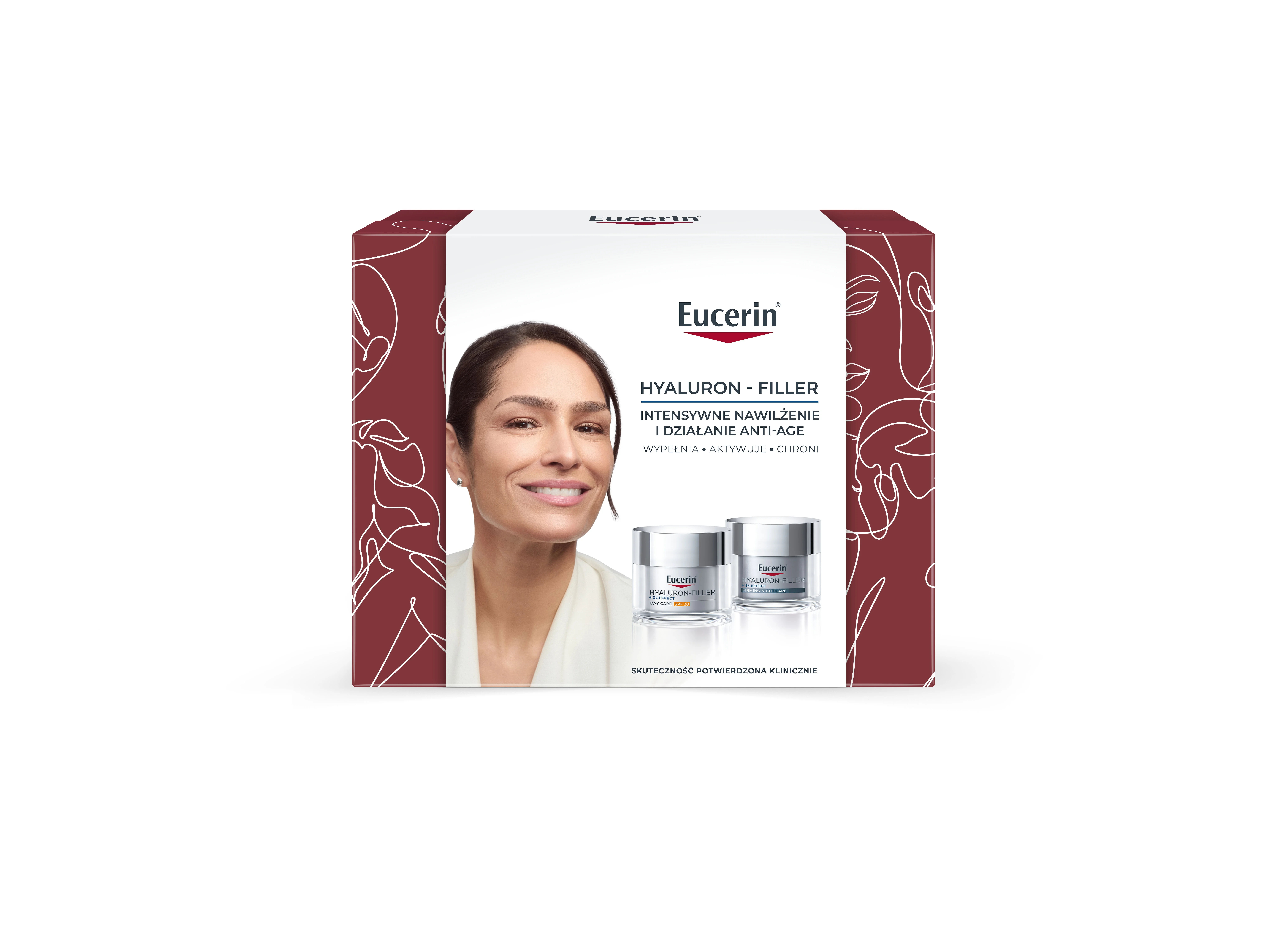 Eucerin Zestaw Hyaluron-Filler krem na dzień SPF 30, 50ml + krem na noc, 50ml