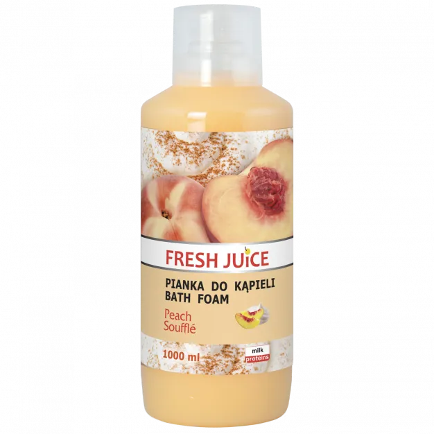 Fresh Juice, pianka do kąpieli brzoskwiniowy suflet, 1000 ml