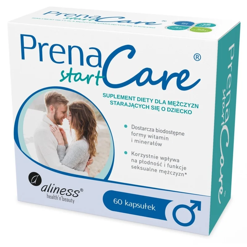 Aliness® PrenaCare® START dla mężczyzn 60 kapsułek vege