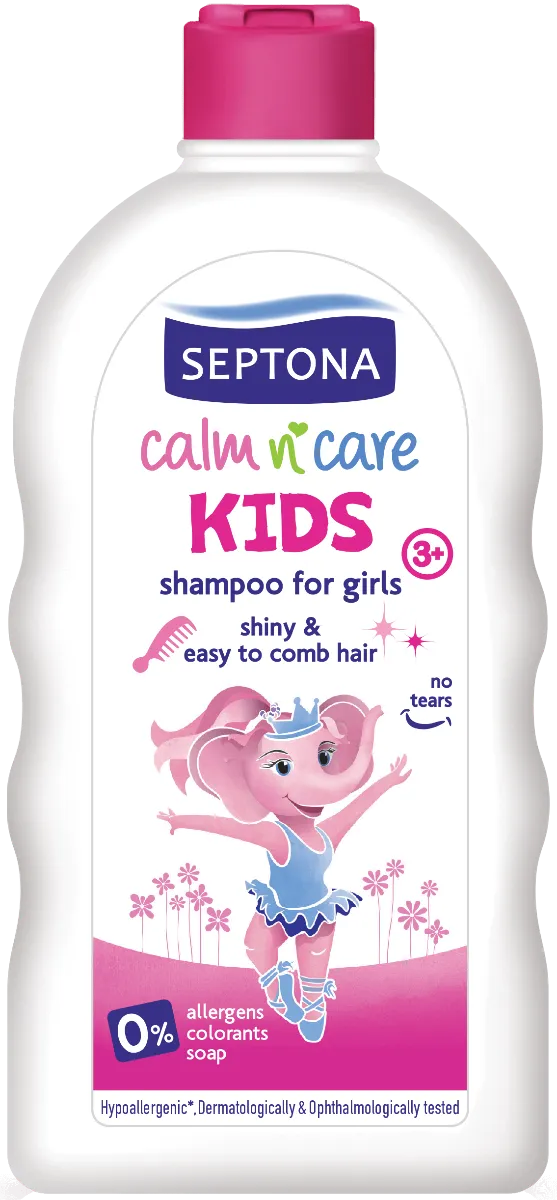 Septona, szampon i płyn do kąpieli dla dziewczynek, 500 ml