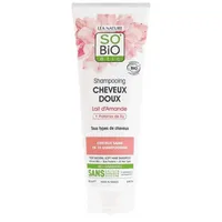 So’Bio Etic szampon do włosów cienkich i delikatnych mleko migdałowe i proteiny ryżu, 250 ml