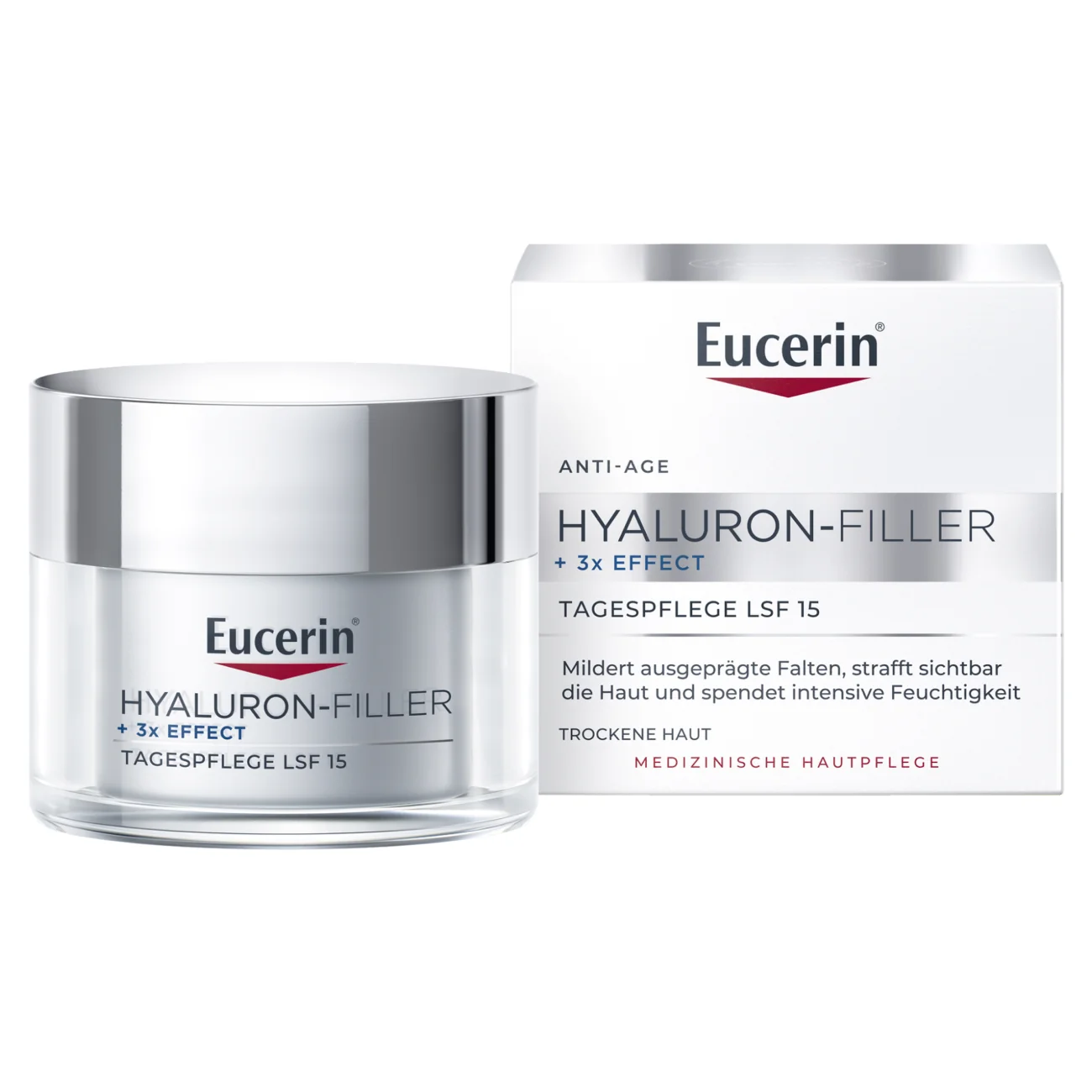 Eucerin Hyaluron-Filler przeciwzmarszczkowy krem na dzień do skóry suchej SPF 15, 50 ml