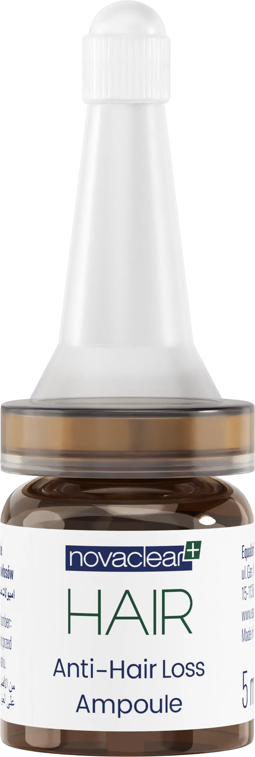 Novaclear Hair ampułki przeciw wypadaniu włosów, 15 x 5 ml