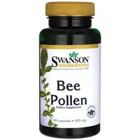 Swanson, Bee Pollen, suplement diety, 100 kapsułek